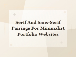 Something Like “serif and Sans-S